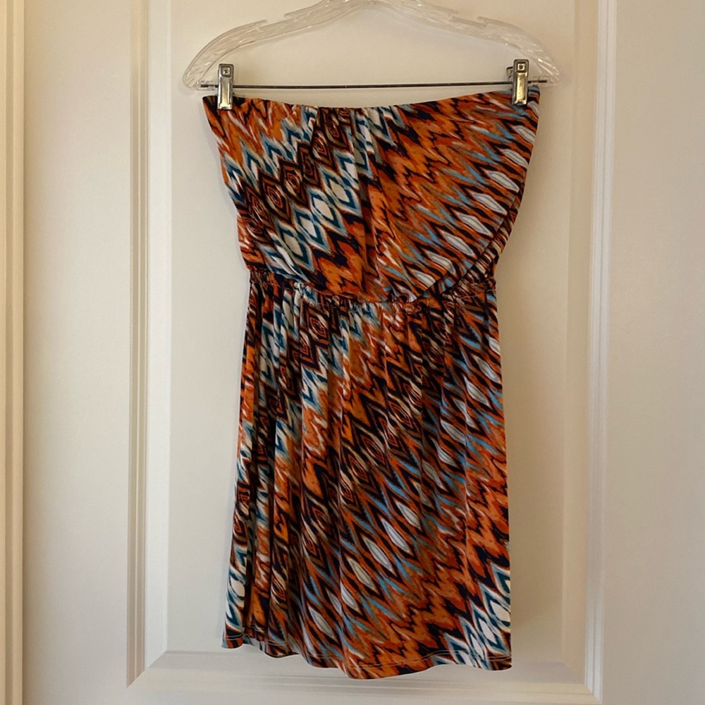 Summer strapless dress